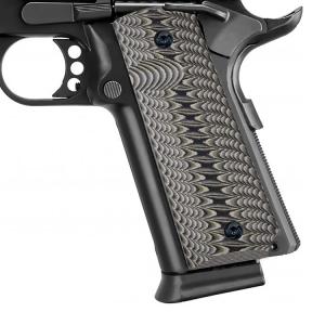 BZ GRIPS 1911 Grips G10 Full Size Government Ambi Safety Cut Custom Claw Mark Texture H1-XG