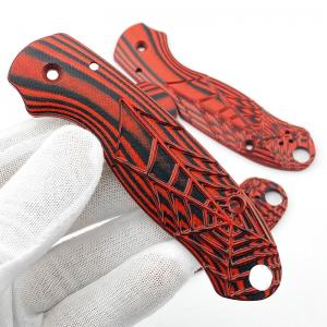 BZ GRIPS G10 Scales Handle for Spyderco Paramilitary 3 C223