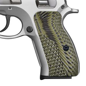 CZ 75 Compact Grips G10 OPS Texture fit CZ P-01 Canik55 PCR CZ75D CZ85 Compact H6C A