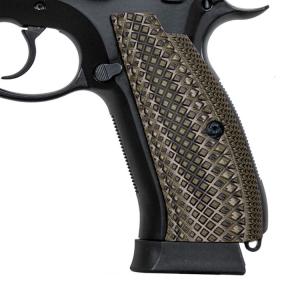 Factory supply CZ 75/85 Full Size G10 grips gun for CZ Shadow 2 Crosscut texture SP-01