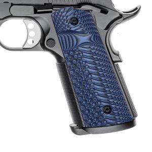 Colt 1911 ivory grips for 1911 Full Size Government Commander, OPS Eagle Wing texture with Magwell cut