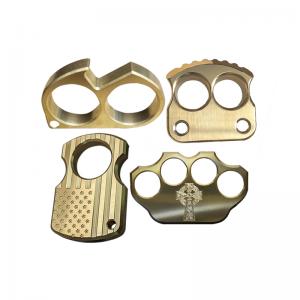 Custom Manufacture Solid Brass EDC Knuckle Ring Keychain Tool