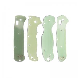 Custom Natural Jade G10 Green Scales Knife Handle Kit Grip accessories