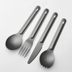 Moore Factory Custom manufacture Titanium Fork Spoon Knife EDC Kit camping sets