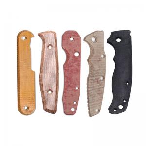 Factory Custom High Precision Hunting knife handle Grip Accessories 2PC Micarta Handle Slabs