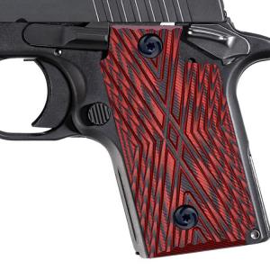 G10 Grips for Sig Sauer P238 Aggressive OPS Crosshatch Texture - P2-X