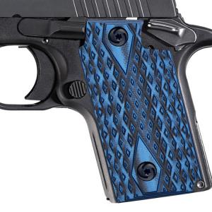 G10 Handgun Grips for Sig Sauer P238 Diamond Cut Texture - P2-DM