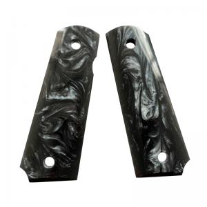 CNC Factory Directly Supply High Polish Smooth Black White Pearl Grips of Full Size Commander