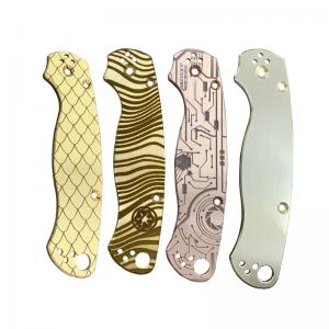 Factory Custom Knife Scales for PM2 Spyderco Para 2 Folding Knife scales Pocket knife EDC