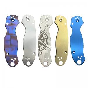 Manufacture Custom Folding Knife scales Pocket knife EDC for spyderco