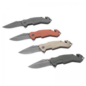 Pocket Knife Lightweight Micarta Handle Multifunctional Camping Hunting Knife With Carry Clip