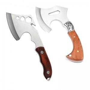 Wood Customized Outdoor multifunctional axe Hand camping Axe