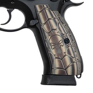 CZ 7585 Full Size G10 Gun Grips gun hand grip for CZ Shadow 2 Skull texture