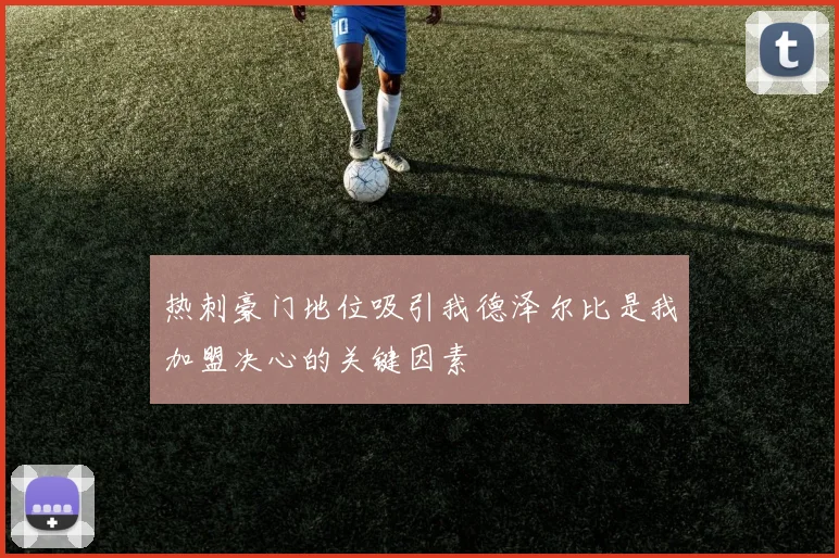 热刺豪门地位吸引我德泽尔比是我加盟决心的关键因素